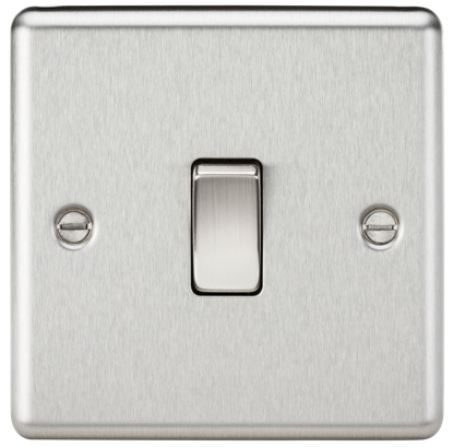 Knightsbridge CL2BC 1 Gang 2 Way Switch Brushed Chrome