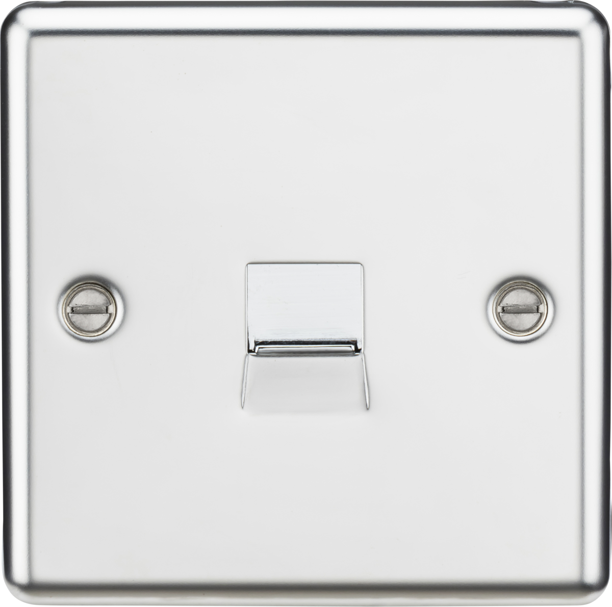 Knightsbridge CL74PC 1 Gang Secondary Telephone Socket Polished Chrome