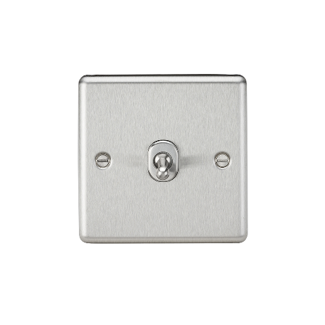 Knightsbridge CLTOG12BC 1 Gang Intermediate Toggle Switch Brushed Chrome