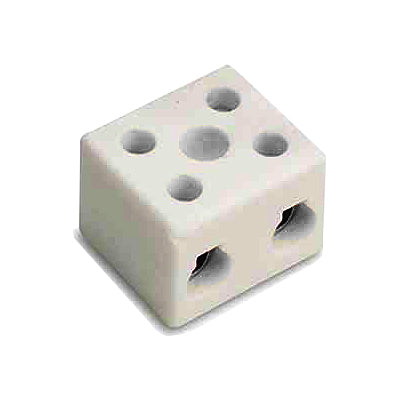 Deligo CP152 15A 2 Way Porcelain Connector