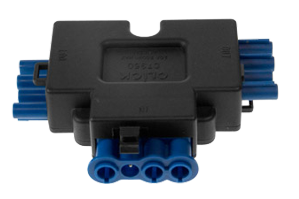 Scolmore CT350 20A 4 Pole 1 In 2 Out Flow Splitter