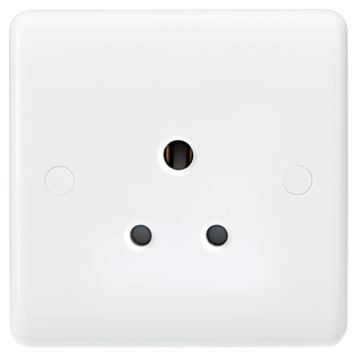 Knightsbridge CU5U 1 Gang 5A Unswitched Socket White Moulded