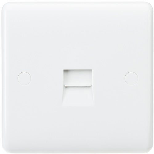 Knightsbridge CU7300 1 Gang Master Telephone Socket White Moulded