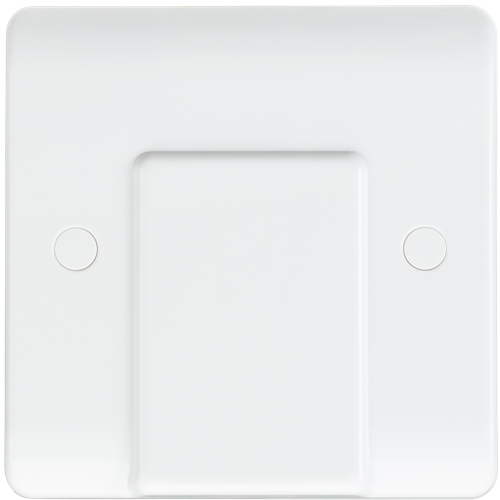 Knightsbridge CU8342 1 Gang Flex Outlet Plate White Moulded