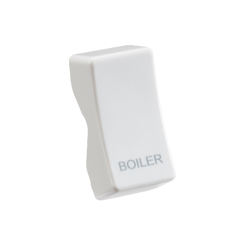 Knightsbridge CUBOIL Boiler Rocker Cap White Moulded