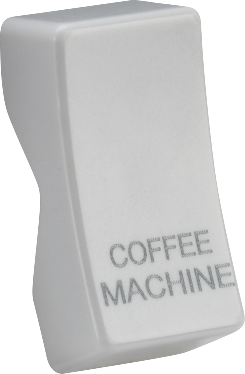 Knightsbridge CUCOFF Coffee Machine Rocker Cap White Moulded