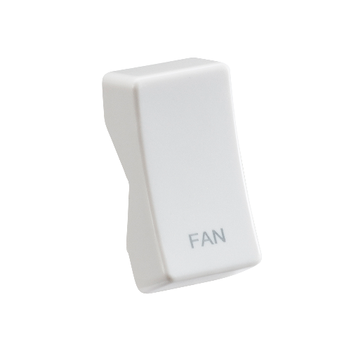 Knightsbridge CUFAN Fan Rocker Cap White Moulded