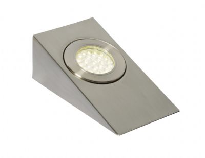 Forum CUL-21627 Lago 1.5W LED Triangular Satin Nickel Under Cabinet Light 4000K