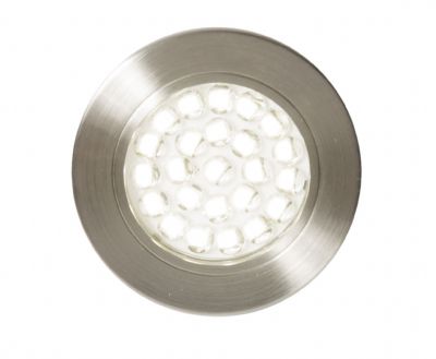 Forum CUL-21624 Pozza 1.5W Round Satin Nickel Under Cabinet Light 4000K