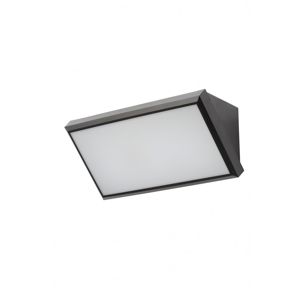 Forum CZ-31740-BLK Derby 21W LED Black Wedge Hi-Lo Wall Light IP65