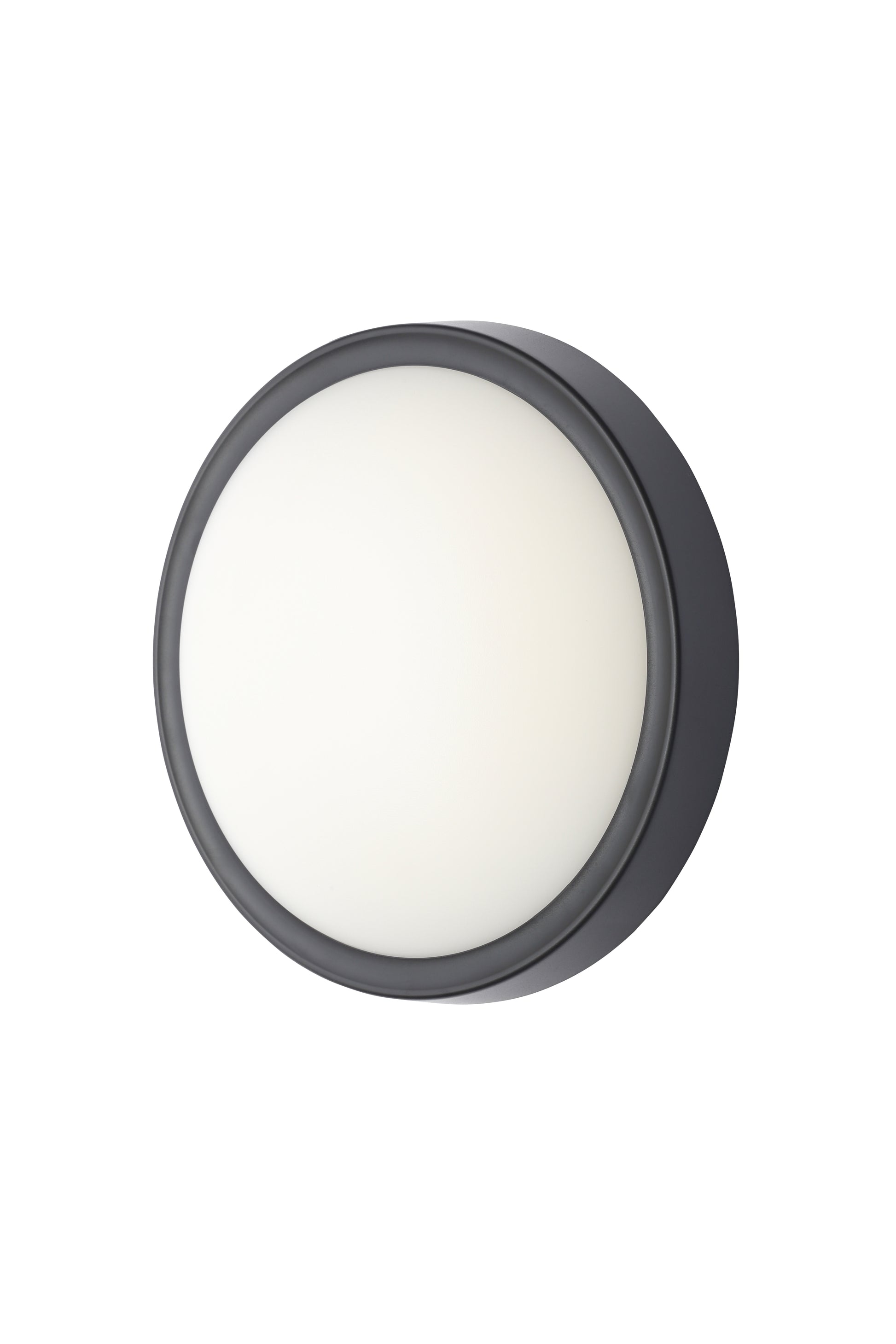 Forum CZ-31750-BLK Oxford 8W Round LED Bulkhead Black / Opal