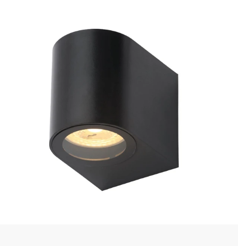 Forum CZ-35704-BLK Iona GU10 Wall Light Black IP44