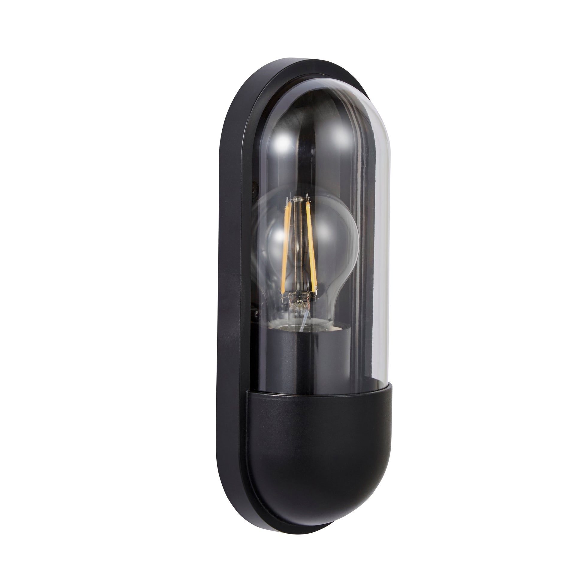 Forum CZ-38639-BLK Pilule E27 Wall Light Black