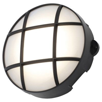 Forum CZ-34025-BLK Capella 15W LED Round Grid Bulkhead 4000K IP65