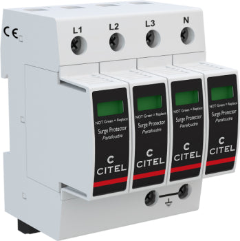 Switchtec DACF25S-40-275 Citel Type 2 25KA 3 Phase+N Plug In TN Surge Protection Device With Integra