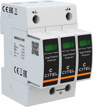 Switchtec DDC50S-21Y-1500 Citel Type 2 50KA 1200VDC Energy Storage & EV Surge Protection Device