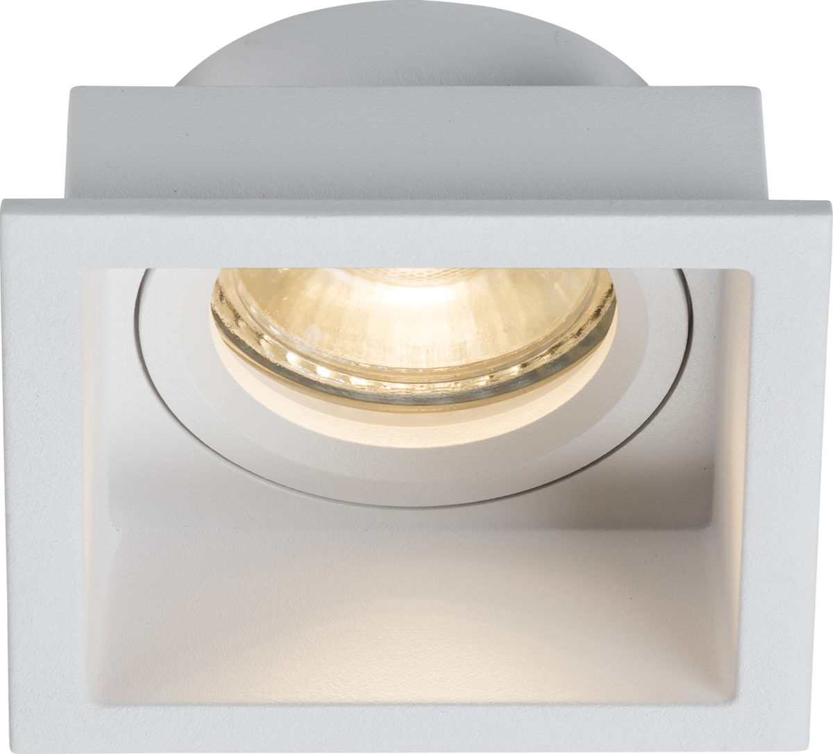 Knightsbridge DIA1FSW  GU10 Fixed Square Anti-Glare Downlight White