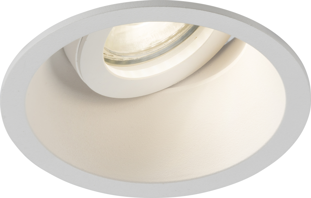 Knightsbridge DIB1TRW  GU10 Tilt Round Anti-Glare Downlight White