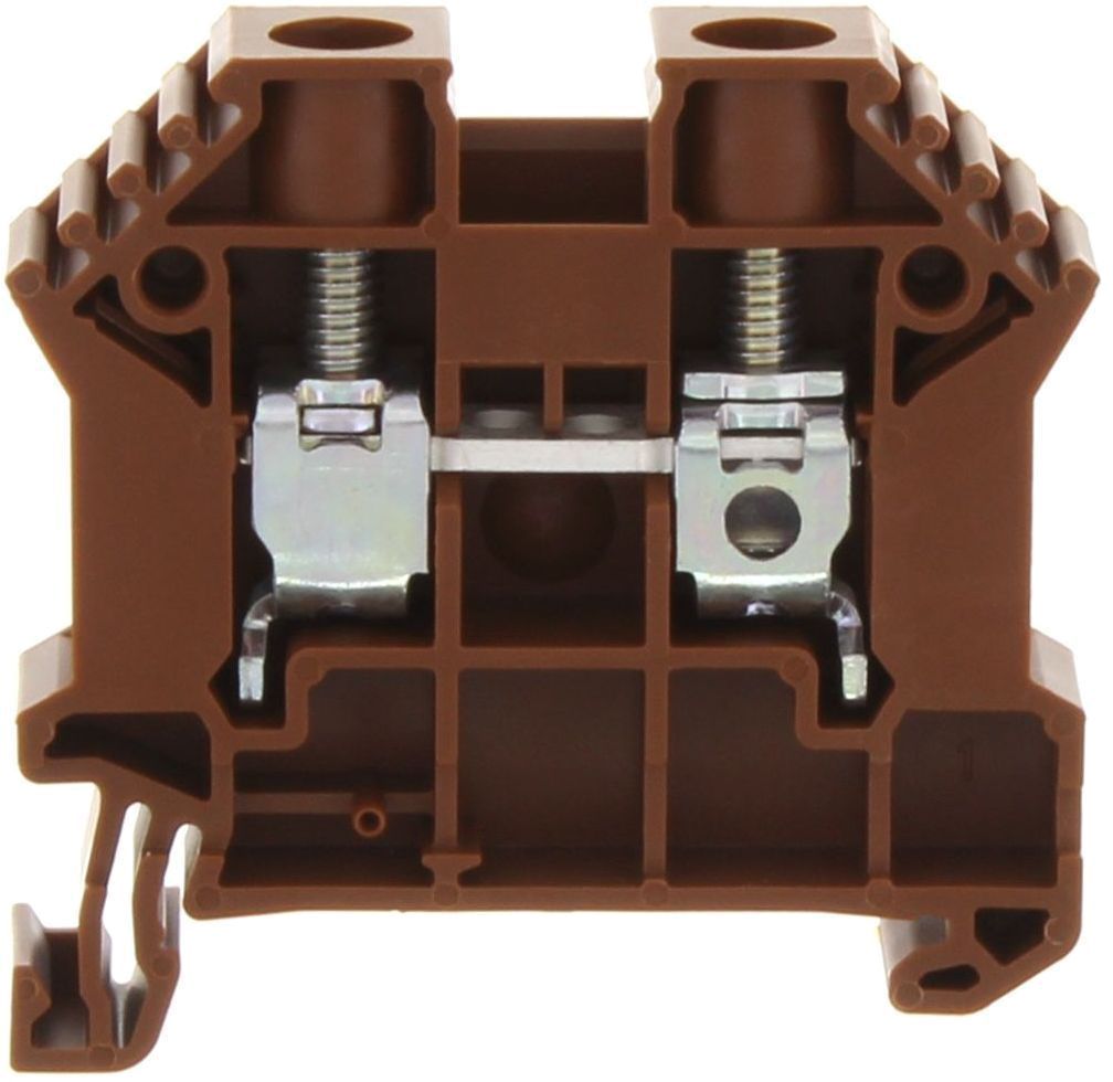 Switchtec DK10N-BR Dinkle 10mm Din Rail Terminal Brown