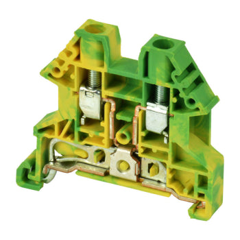 Switchtec DK2.5N-PE Dinkle 2.5mm Din Rail Earth Terminal Green / Yellow