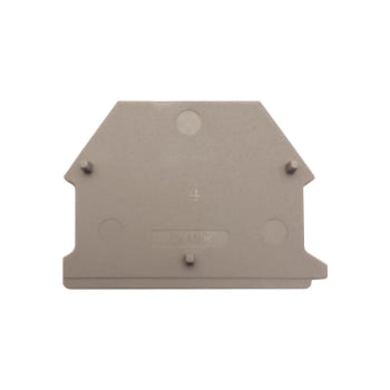 Switchtec DK4NC-TF Dinkle 4mm Din Rail Fuse Terminal End Cover Grey