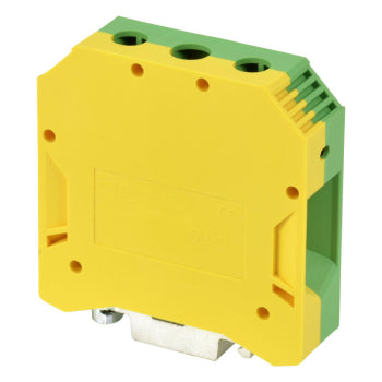 Switchtec DK50-PE Dinkle 50mm Din Rail Earth Terminal Green / Yellow