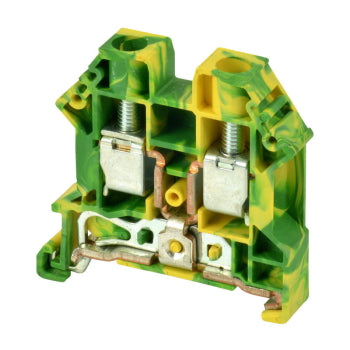 Switchtec DK6N-PE Dinkle 6mm Din Rail Earth Terminal Green / Yellow