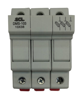 Switchtec DMS-103 SCL 32A TP 10 x 38mm Din Rail Mount Fuse Holder