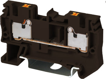 Switchtec DP1.5-BR Dinkle 1.5mm Din Rail Terminal Brown