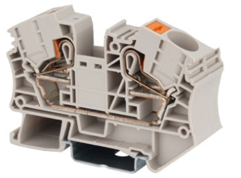 Switchtec DP16 Dinkle 16mm Din Rail Terminal Grey