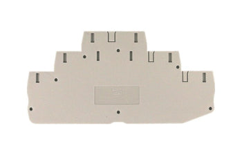 Switchtec DP2.5C-3L Dinkle 2.5mm 3 Way Din Rail Terminal End Cover Grey