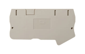 Switchtec DP2.5C-TN Dinkle 2.5mm 3 Way Din Rail Terminal End Cover Grey