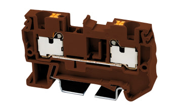 Switchtec DP4-BR Dinkle 4mm Din Rail Terminal Brown