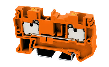 Switchtec DP4-OR Dinkle 4mm Din Rail Terminal Orange