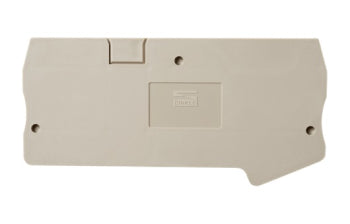 Switchtec DP4C-TN Dinkle 4mm 3 Way Din Rail Terminal End Cover Grey