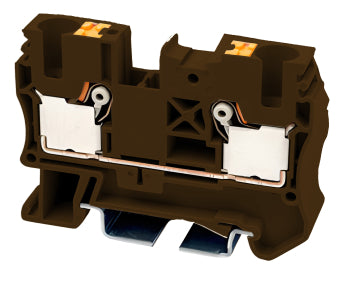 Switchtec DP6-BR Dinkle 6mm Din Rail Terminal Brown