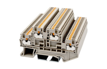 Switchtec DPP1.5 Dinkle 1.5mm Double Level Din Rail Terminal Grey