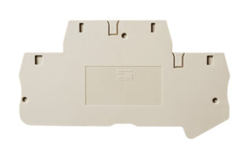 Switchtec DPP1.5C Dinkle 1.5mm Double Level Din Rail Terminal End Cover Grey