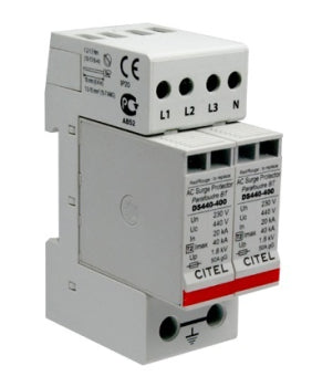 Switchtec DS440S-230/G Citel Type 2 40KA 3 Phase+N Plug In TT/TN Surge Protection Device