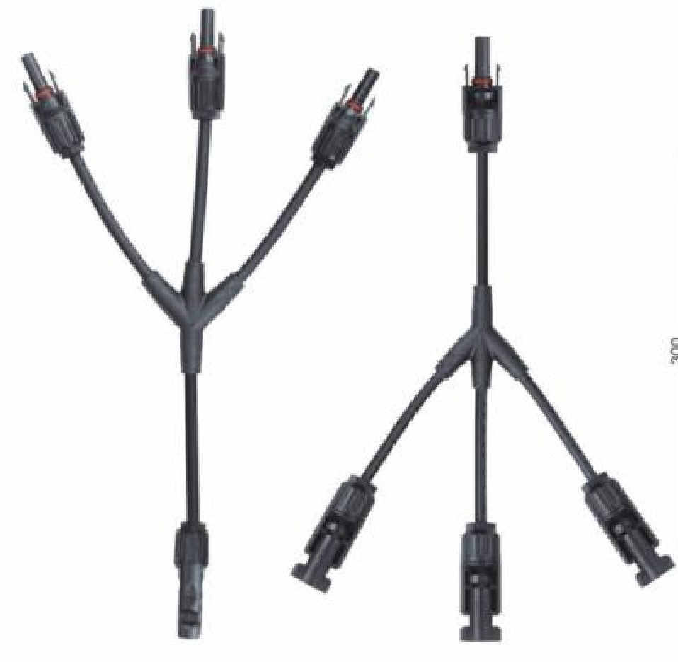 Deligo DSY3 Y3 Solar Branch Connector Set Black