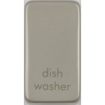 Schneider GUGRDWPN Dishwasher Rocker Cap Pearl Nickel