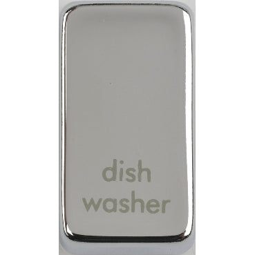 Schneider GUGRDWMS Dishwasher Rocker Cap Polished Chrome