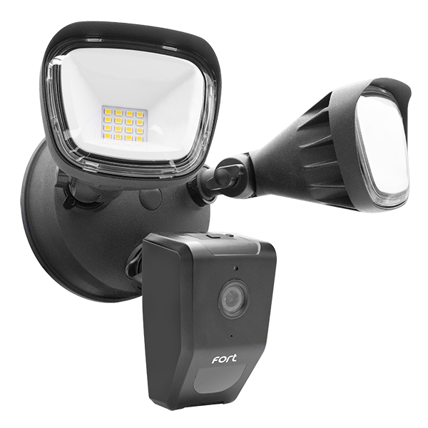 ESP ECSPCAMSLB Smart 25W LED Floodlight with Camera  Black