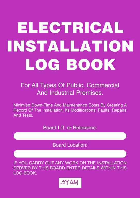 Syam ELB/36W Electrical Installation Log Book