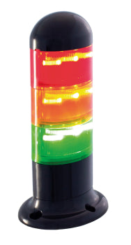 Switchtec ELYF-RAG-24 Sirena Elyps Steady Red, Amber and Green Light Tower 24V AC/DC