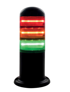 Switchtec ELYM-RAG-24 Sirena Elyps Multifunction Red, Amber and Green Light Tower 24V AC/DC