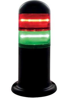 Switchtec ELYM-RG-24 Sirena Elyps Multifunction Red and Green Light Tower 24V AC/DC