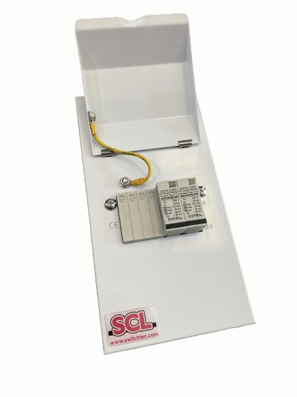 Switchtec EMDS132VGS-230/G Citel Type 1+2+3 50KA Single Phase + N Metal Enclosed TT/TN Surge Protect