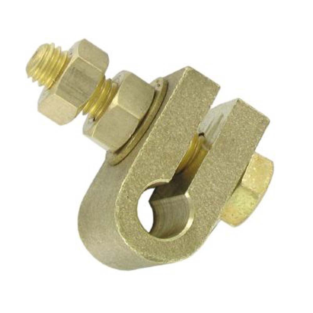 Deligo ERC3/8 3/8'' Brass Earth Rod Clamp