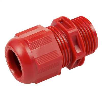 Wiska 20mm Red Stuffing Gland 6-13mm with Locknut